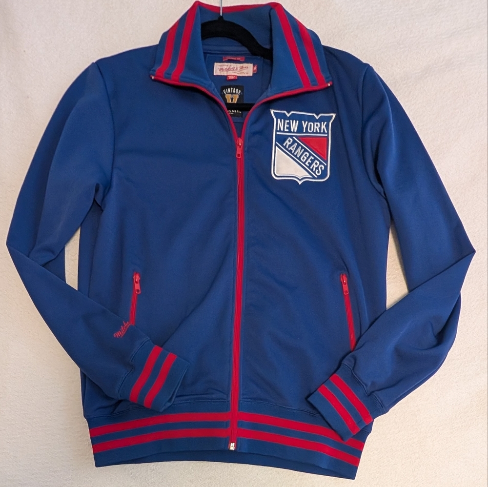 New York Rangers Blue Track Jacket